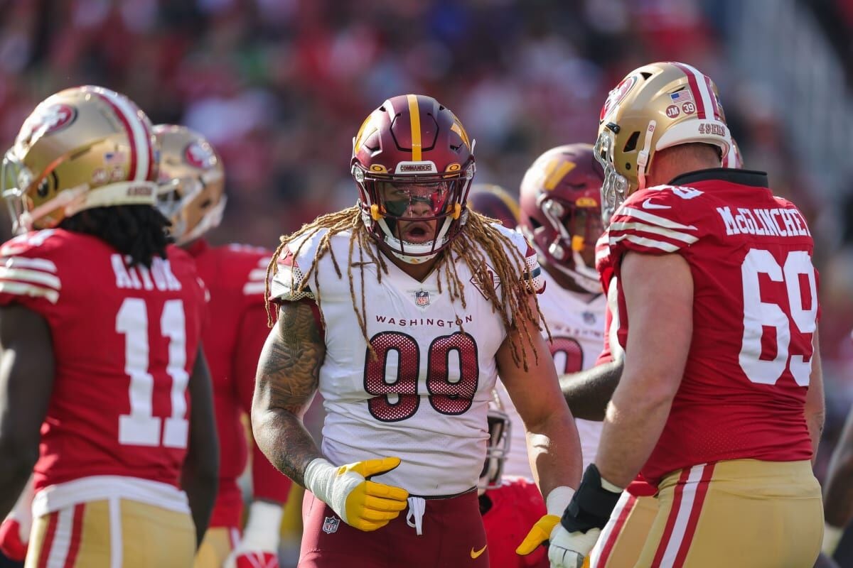 NFL Draft Trade Idea: Commanders Deal DE Chase Young?, Washington  Commanders