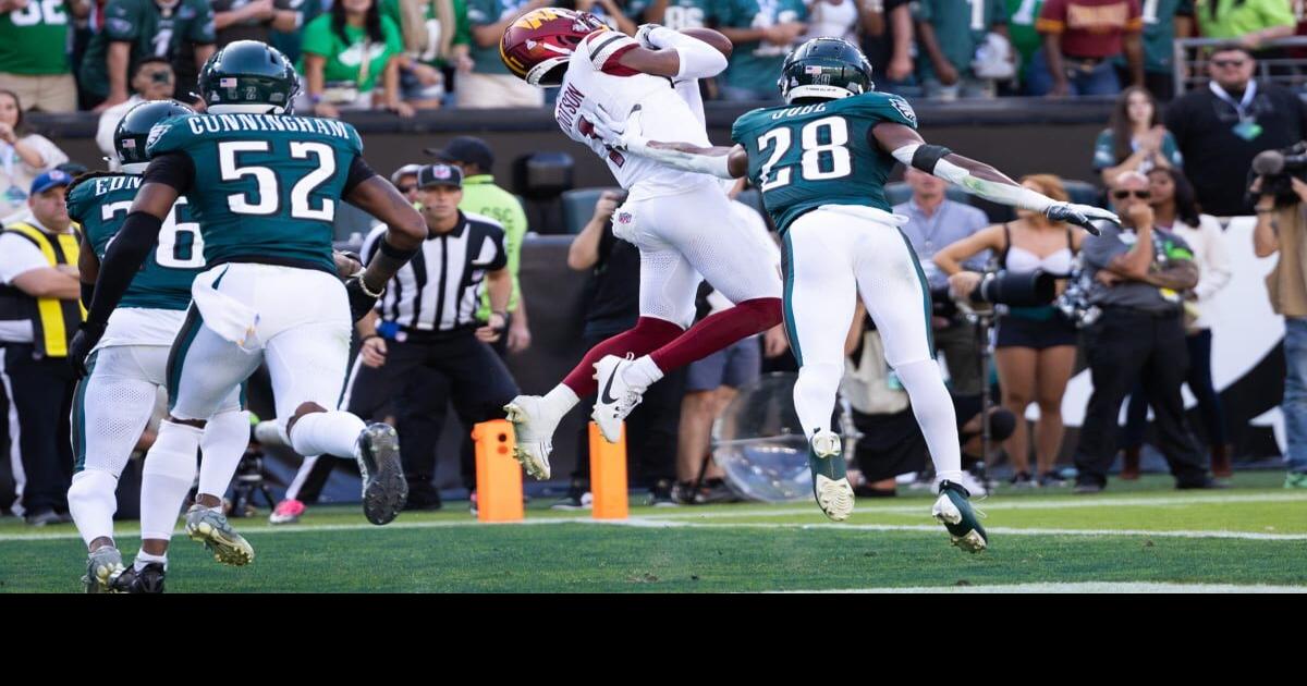 Eagles allow TD to Jahan Dotson as time expires forcing overtime