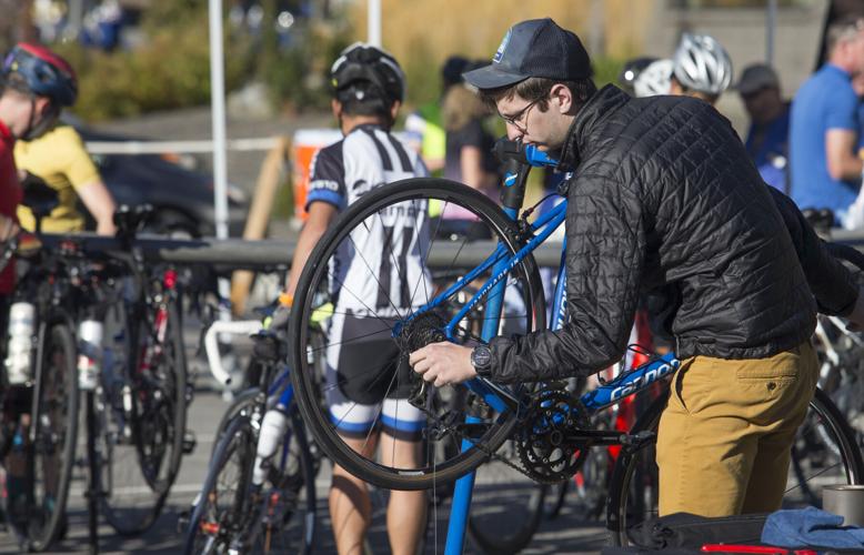 Apple Century bike riders enjoy the cooler fall weather News