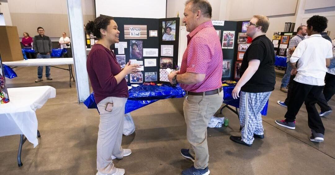 Students for hire at Reverse Career Fair