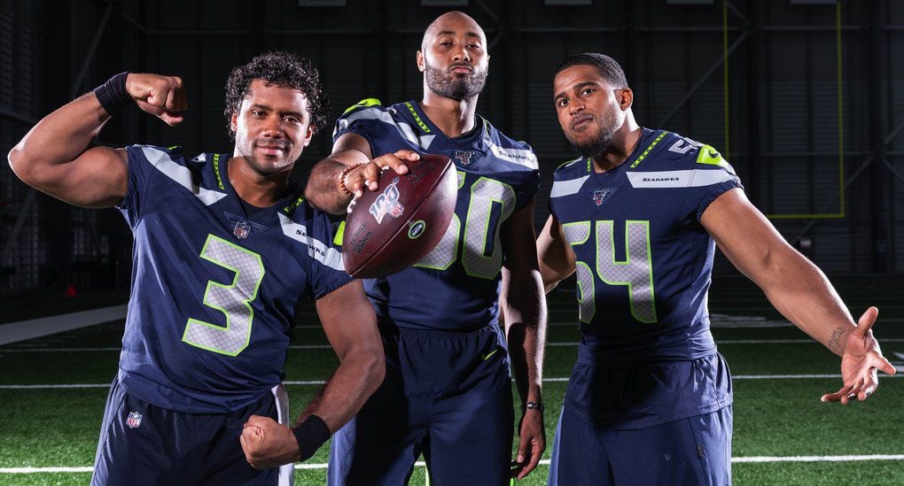 Russell Wilson and Bobby Wagner are the only Seahawks named to the