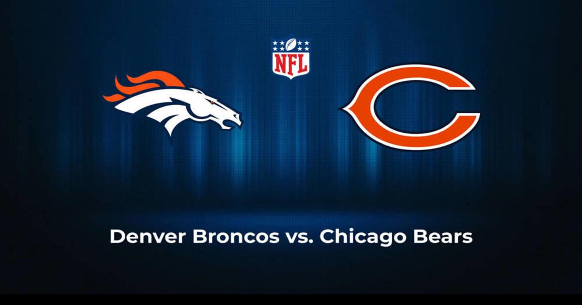 Denver Broncos at Chicago Bears predictions, odds for NFL Week 4 game