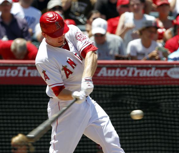 Angels break up no-hitter but still lose in blowout to Mariners