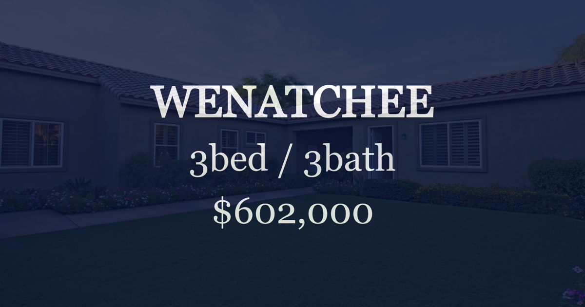 Single-family home sells for $602,000 in Wenatchee | Single Sales ...