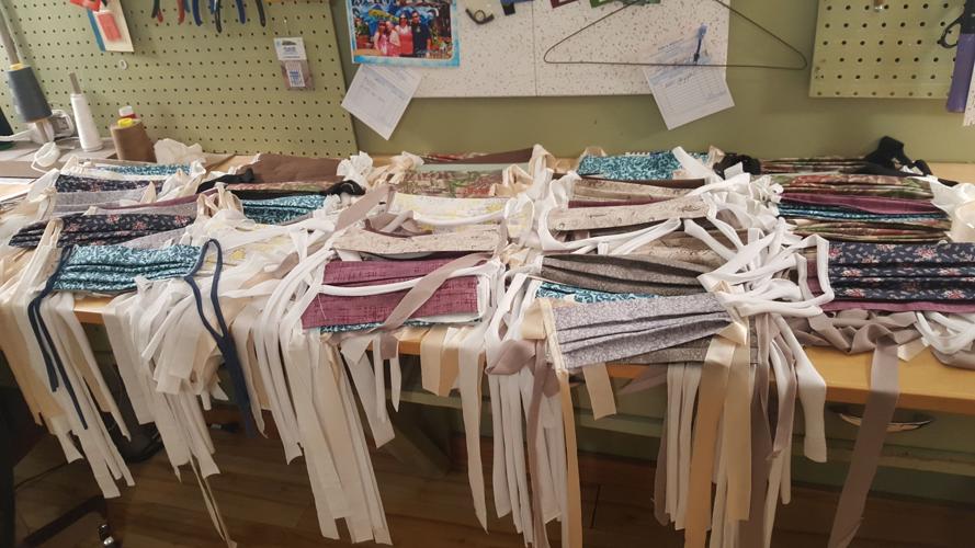 Stepping up Pins & Needles makes 1,400plus masks, preps 1,656 kits
