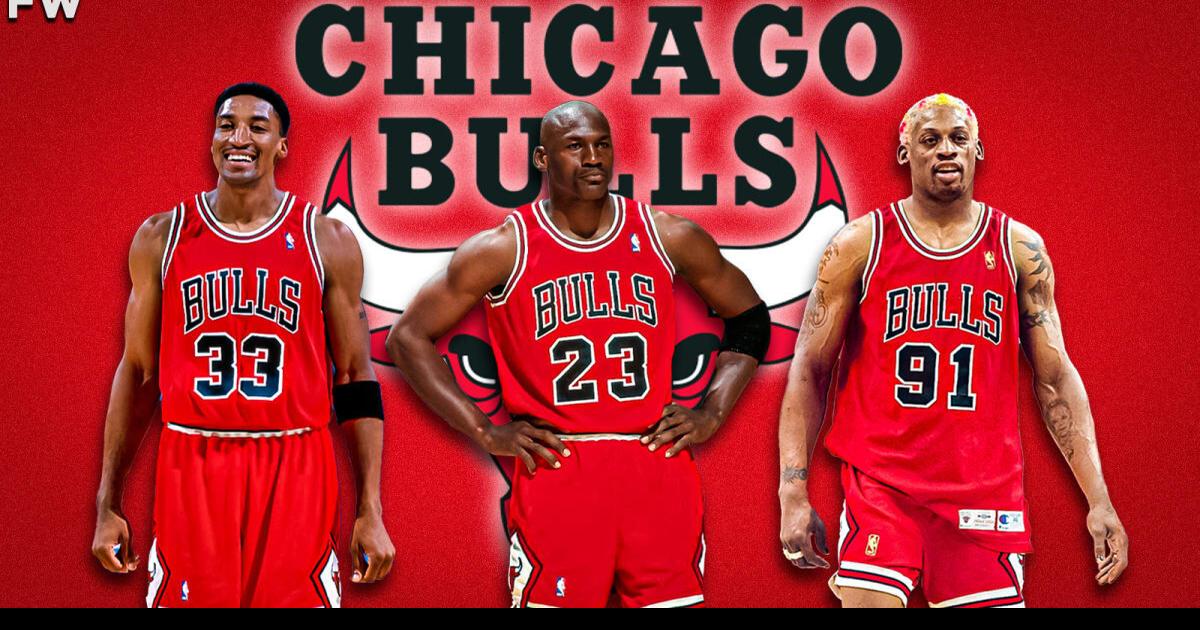 Threepeat - Chicago Bulls - Michael Jordan Scottie Pippen Dennis Rodman Art  Print