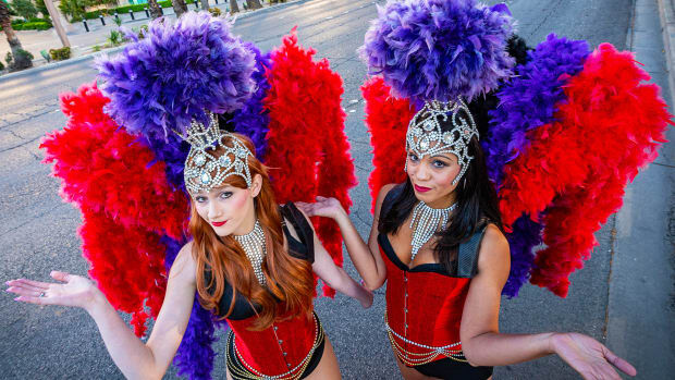 Vegas Showgirls Celebrated at 'French Connection' Exhibit and Event