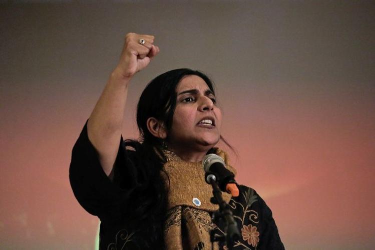 FILE PHOTO: Socialist council member Kshama Sawant restarts the "Tax Amazon" campaign in Seattle