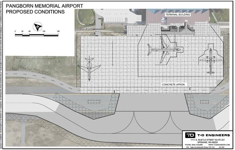 Pangborn construction underway; runway to close for several weeks in