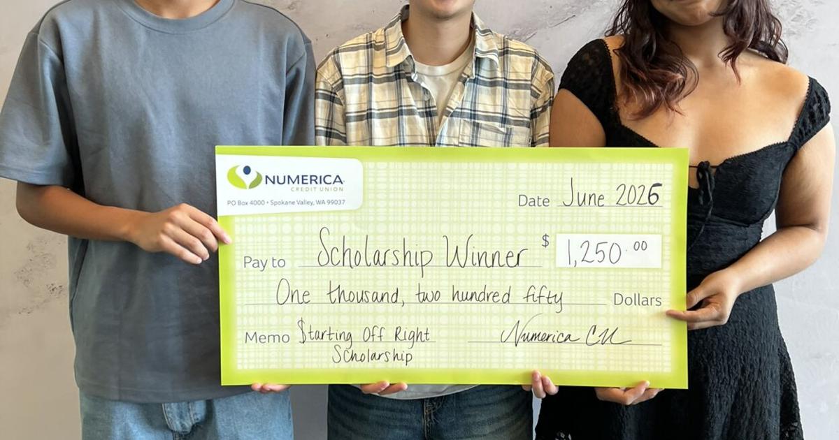 3 Wenatchee seniors receive Numerica Credit Union scholarships