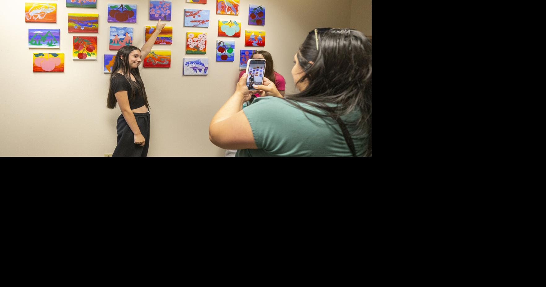 Sterling summer program students display artwork at East Wenatchee