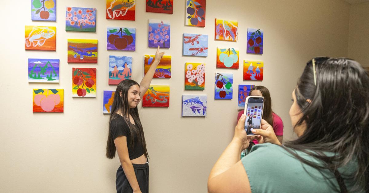 Sterling summer program students display artwork at East Wenatchee Sterling summer program students display artwork at East Wenatchee