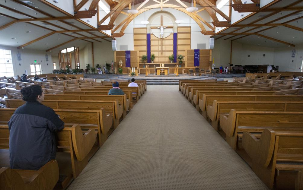 With Mass Canceled St Joseph Catholic Church Mostly Empty But Not Closed Coronavirus Wenatcheeworld Com