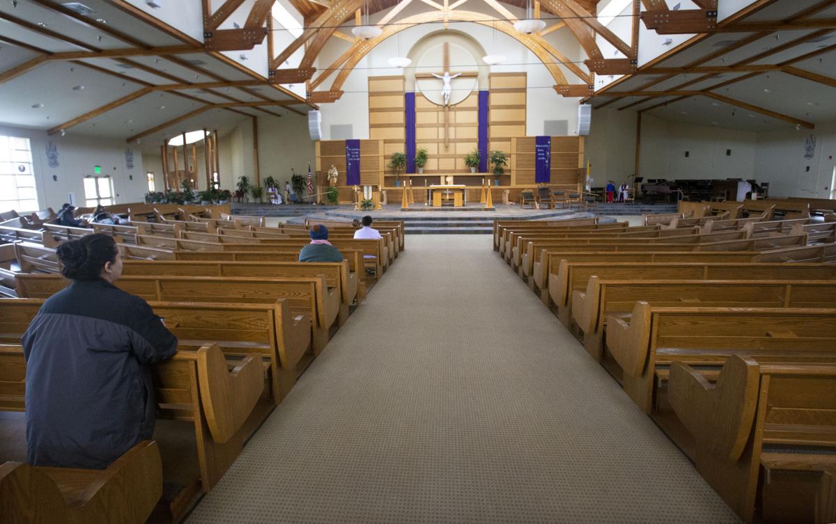 With Mass Canceled St Joseph Catholic Church Mostly Empty But Not Closed Coronavirus Wenatcheeworld Com