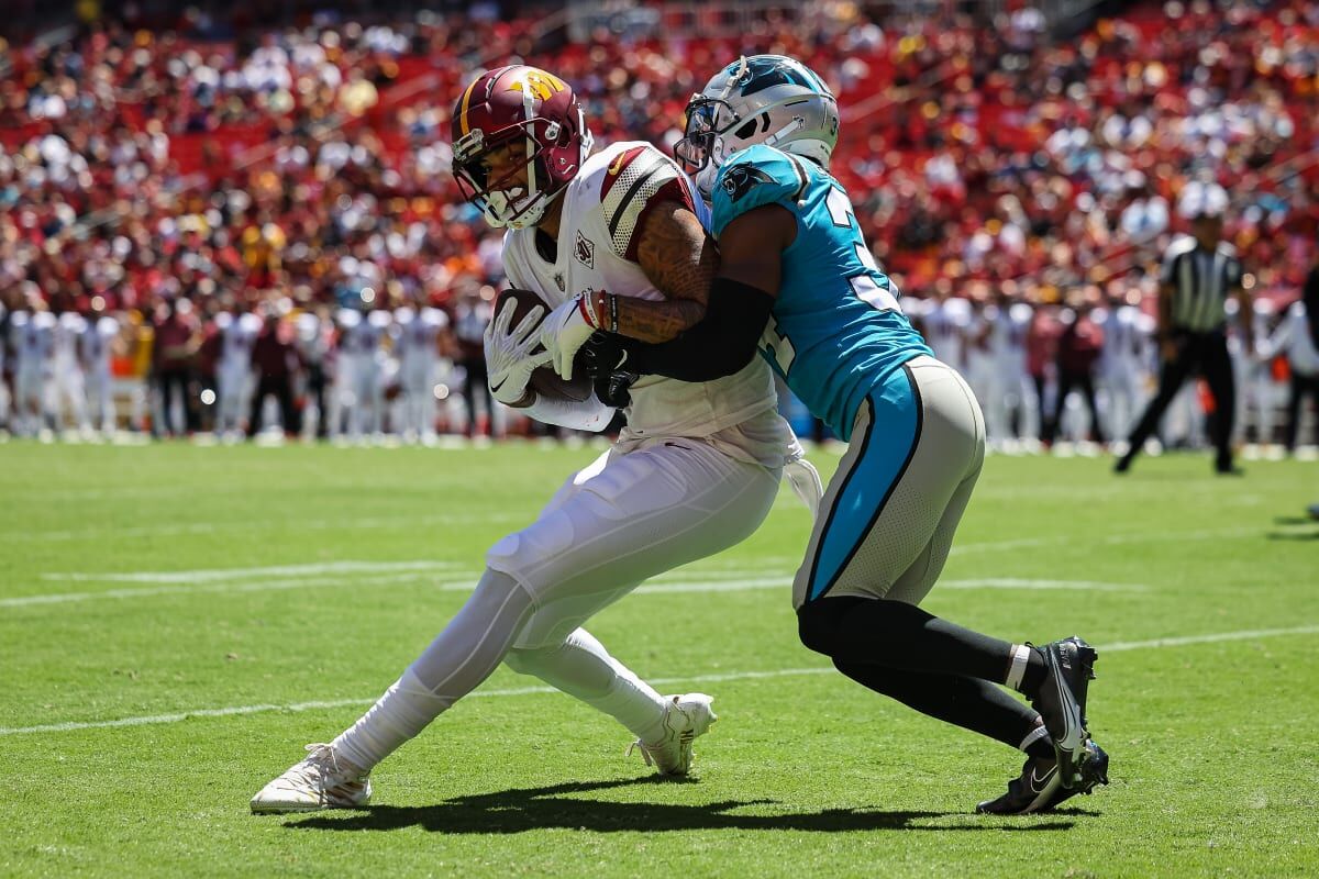 Commanders' Sam Howell And Eric Bieniemy Impressing OT Cornelius Lucas