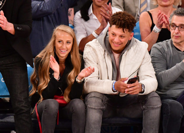 Patrick Mahomes & Wife Brittany Get Colorful for Kentucky Derby