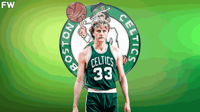 Larry Bird, Boston Celtics Jersey Back Editorial Photo