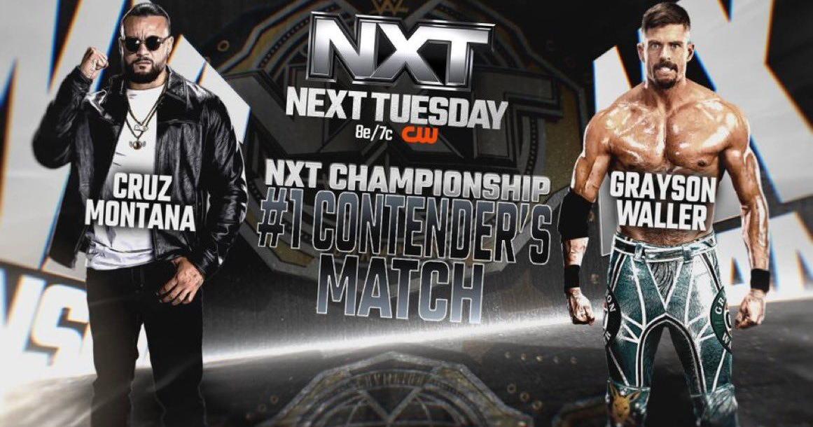 Number one contender’s match part of next week’s WWE NXT lineup