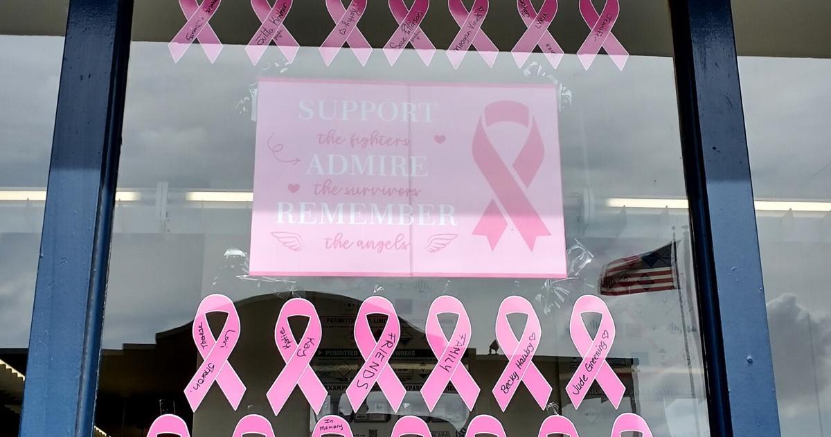 Waterville Post Office displays pink ribbons for Breast Cancer ...