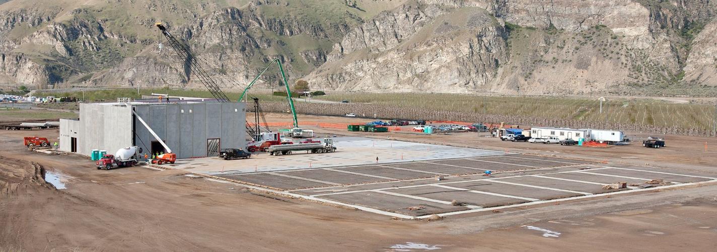 Fruit warehouse blooms on Baker Flats Business