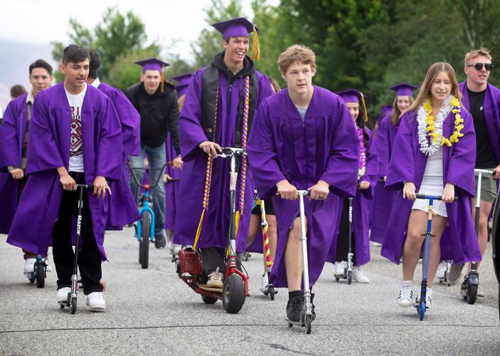 Photos Wenatchee High scooters — and Pokie — on parade Local News
