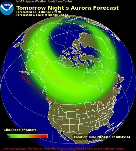 Update: Slight chance to see the aurora borealis in NCW | Local News ...