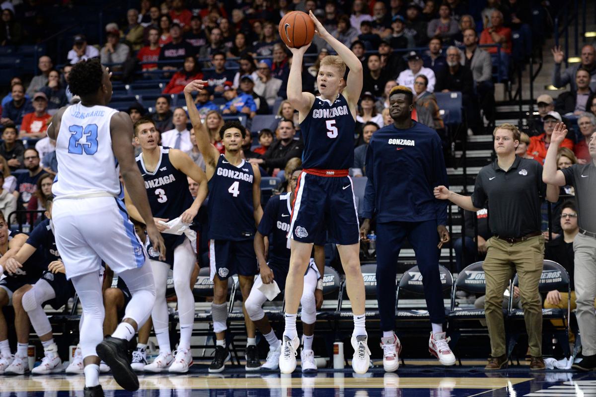 No 1 Gonzaga Hammers Usd Once Again Sports Wenatcheeworld Com