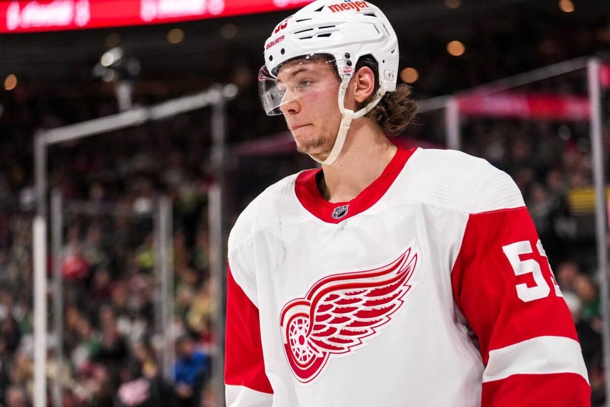 Rookie Defender Moritz Seider is the first Detroit Red Wings