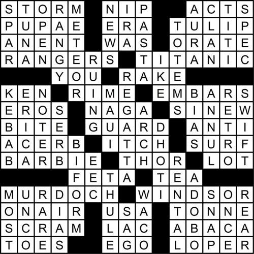 Crossword for Dec 21 2023 Empire Press wenatcheeworld com