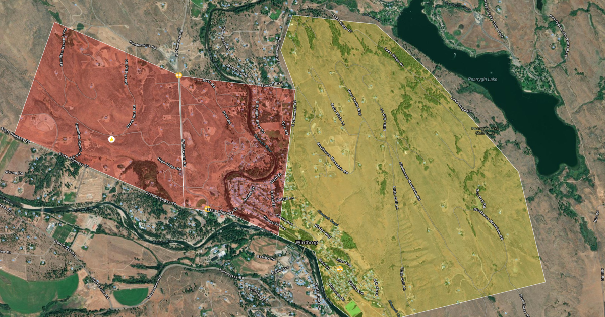 Brush fire prompts evacuation orders for Winthrop