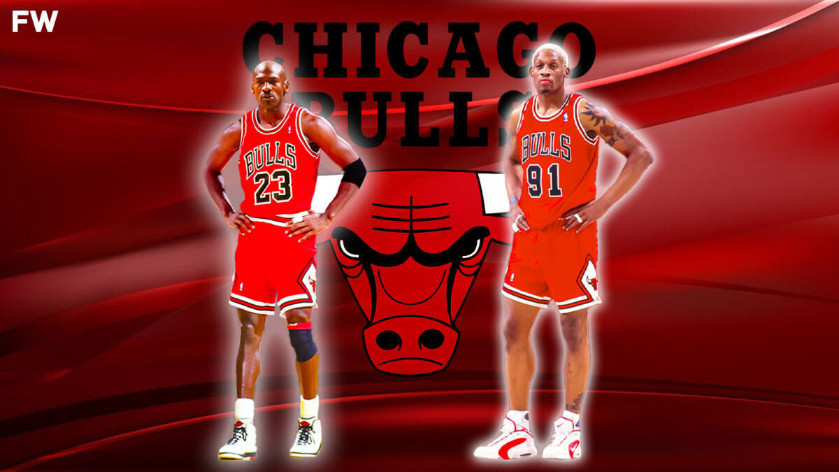 Basketball, Chicago Bulls, Dennis Rodman, Michael Jordan, HD wallpaper