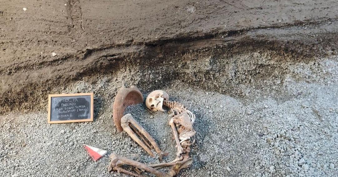 Archaeologists at Pompeii use AI to reconstruct face of man killed in volcano's eruption
