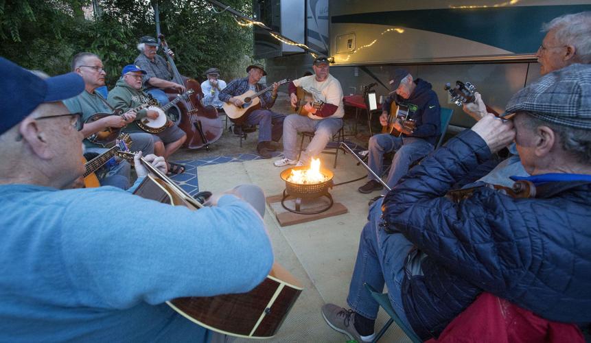 Pickin' along at the Wenatchee River Bluegrass Festival Local News
