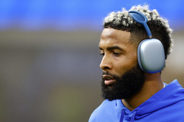 What was Odell Beckham Jr. doing at SoFi Stadium during the NFL Kickoff,  does he want to return to the Rams?