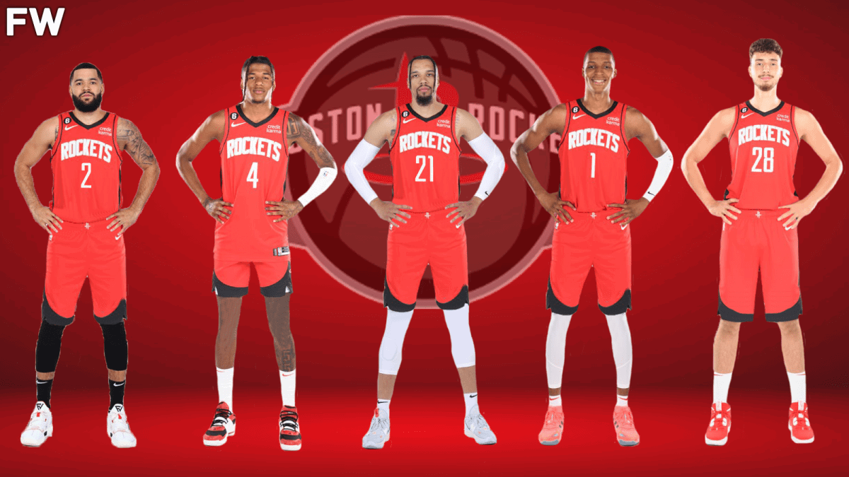 Houston Rockets Pet Mesh Jersey - Small