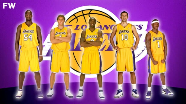Lakers Starting Lineup Was Introduced as Kobe Bryant 