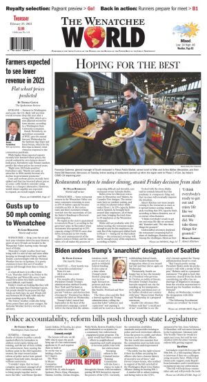 Page A1 | The Wenatchee World | Wenatcheeworld.com