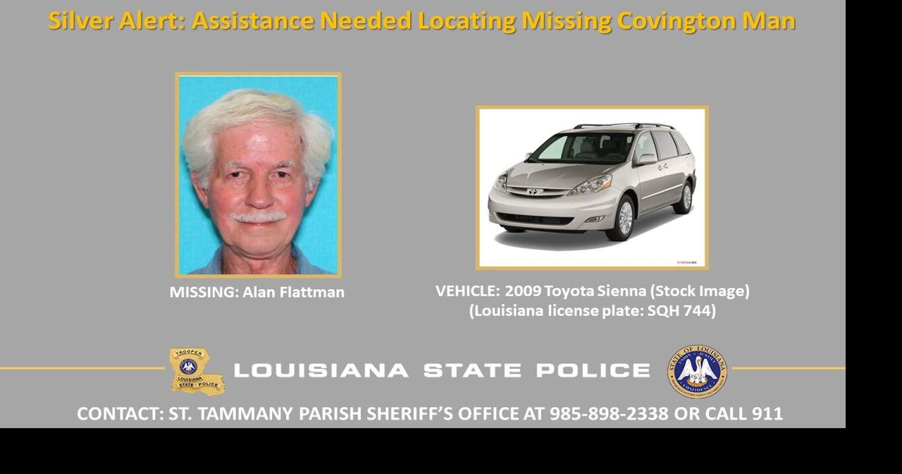 ***UPDATE CANCELLED*** LSP Issues Silver Alert for Covington Man | News ...