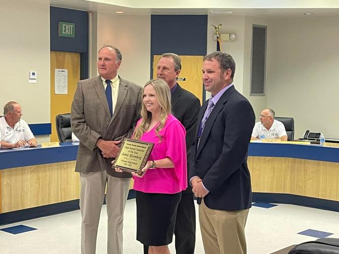 Vernon Parish School Board Recognizes Counselors of the Year & Art