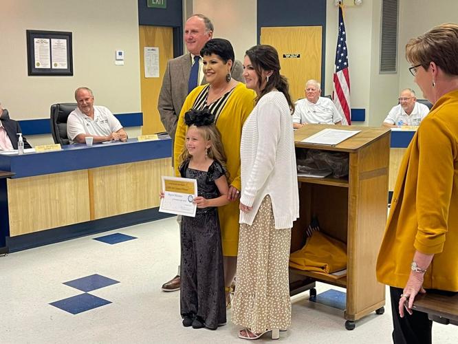 Vernon Parish School Board Recognizes Counselors of the Year & Art