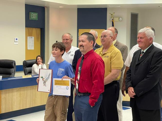 Vernon Parish School Board Recognizes Counselors of the Year & Art