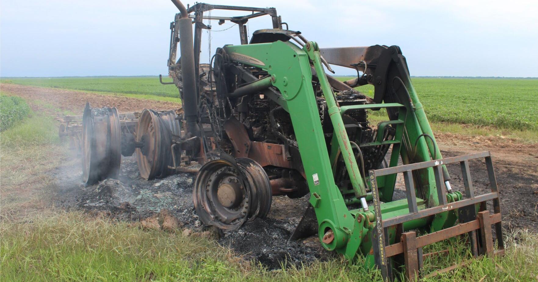 State Fire Marshal Seeking Information About Tractor Fire in Effie - Vimarsana News