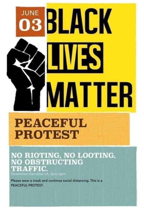 DeRidder Black Lives Matter