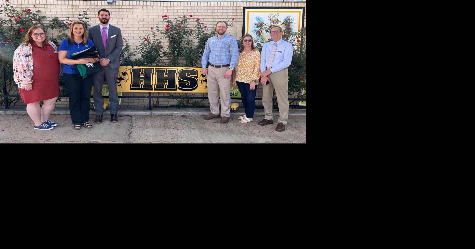 United Way and Merchants & Farmers Bank Educate Hornbeck High School