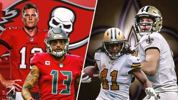 What channel is Tampa Bay Buccaneers game today vs. Saints? (12/5