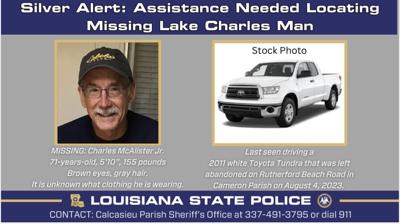 LSP issue Silver Alert for Missing Calcasieu Parish Man | News ...