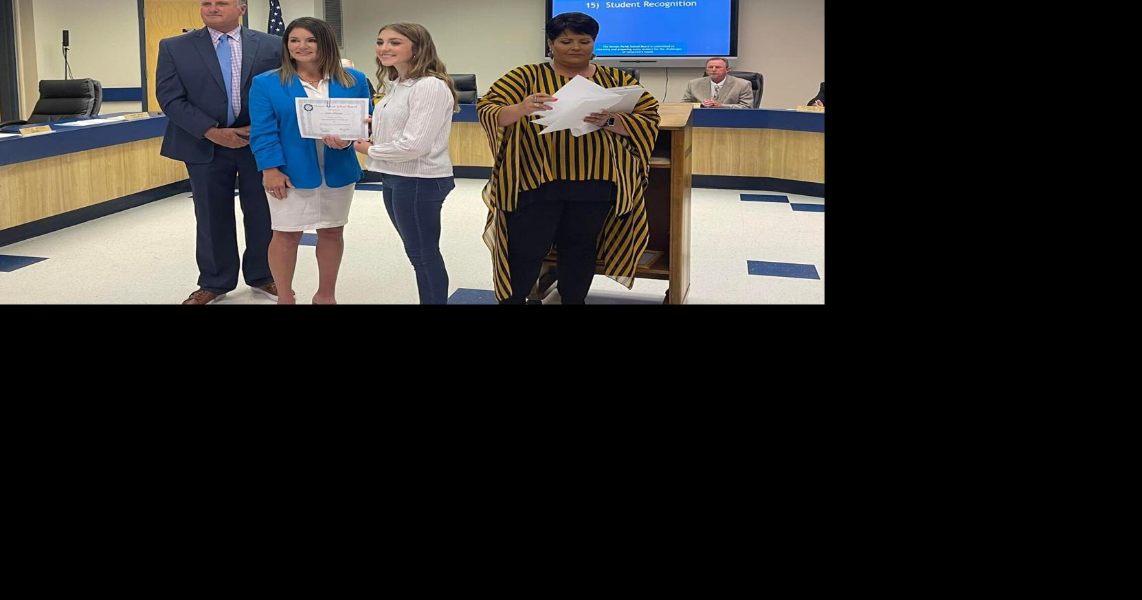 Hornbeck High School End of Year Recognition Vernon Parish School