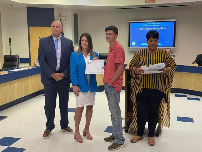 Hornbeck High School End of Year Recognition Vernon Parish School