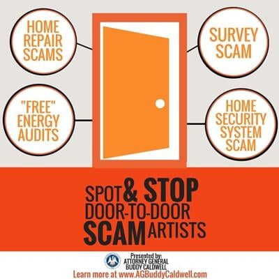 Consumer Alert Spot And Stop Door To Door Scam Artists Life