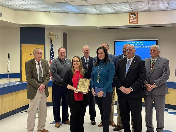 Vernon Parish School Board Recognizes Teachers of the Year News